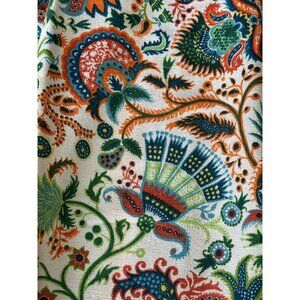 1960s/70s curtains with mod colorful print